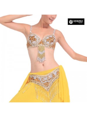 Set Top Cintura Spettacolo Ballo Danza Ventre Odalisca Donna BELLY011